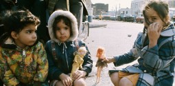 Children Playing with Barbie Dolls in the Bronx Borough of New York City