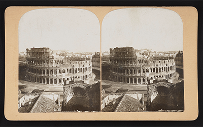 The Roman Colosseum, built to seat thousands of fans for sporting events, was a model for future sports stadiums.