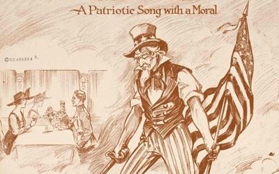 Sheet music for a song performed at the end of World War I.