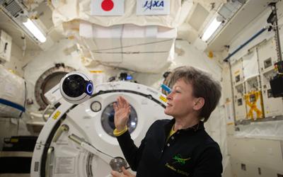 2017 interview with Peggy Whitson about her recent time on the International Space Station, and her record-setting accomplishments in her NASA career.