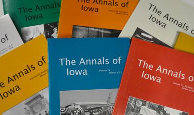 Array of Annals of Iowa publications