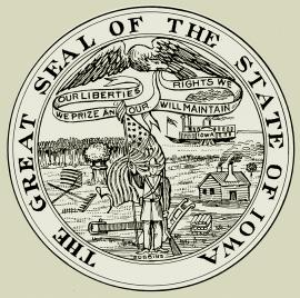 The Great Seal of the State of Iowa