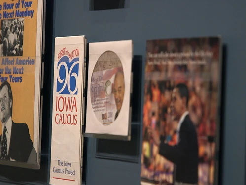 Campaigns and caucus resources throughout Iowa's history