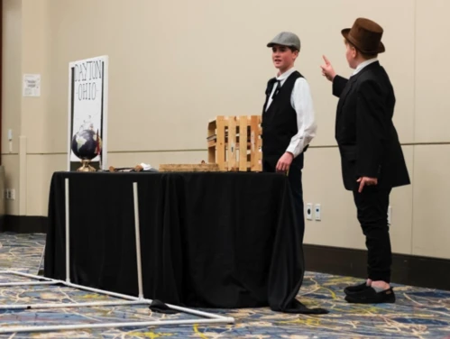Students perform for National History Day