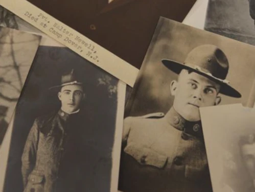 Photographs of members of the U.S. military from World War I
