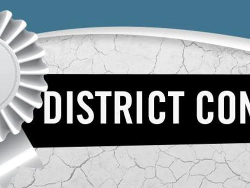 A white ribbon for Iowa National History Day District Contest