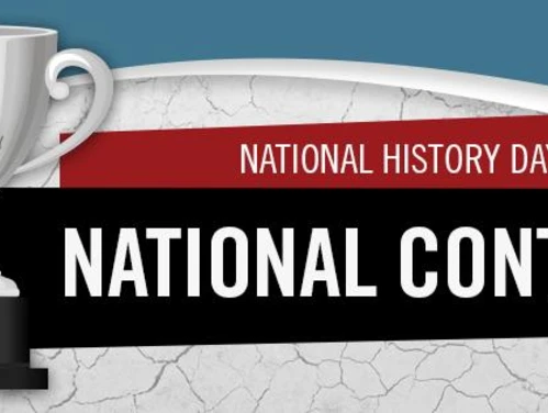 A trophy for the Iowa National History Day National Contest