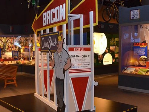 The exhibit for Riding Through History