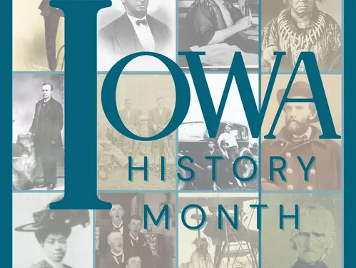 Iowa History Month Logo