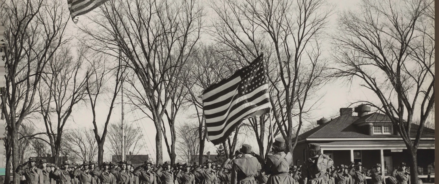 Parade of WAC enlistees at Fort Des Moines