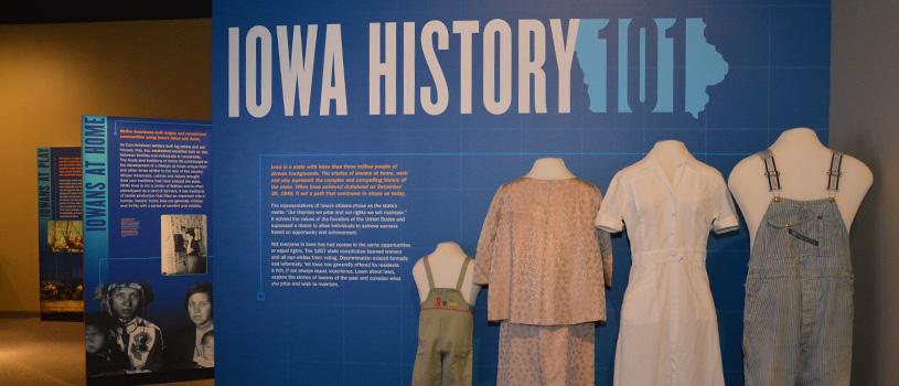 Iowa History 101 museum gallery
