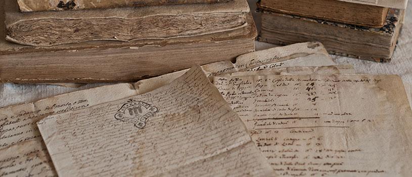 Old Handwritten historical documents