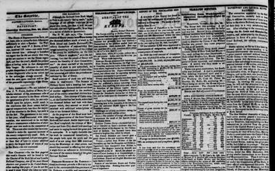 "Davenport and Council Bluffs Railroad," December 20, 1849