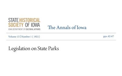 Legislation on State Parks