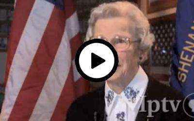 In an interview that aired on Iowa Public Television in 2008, World War II veteran Mary Adams describes her experience enlisting in the military on a cold December day. After basic training, she worked on Cape Cod, Massachusetts making up the orders for the men going overseas. 