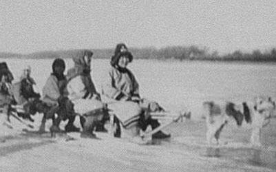 Nanai Family on a Dog Sled, November 1895