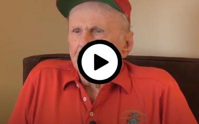 Korean War Marine veteran Arthur Gentry remembers moments when about 5,000 US soldiers and 100,000 North Korean refugees were evacuated from Hamheung, Korean, and singing the Marine Corps Hymn as they marched to the harbor where ships were waiting for their arrival.