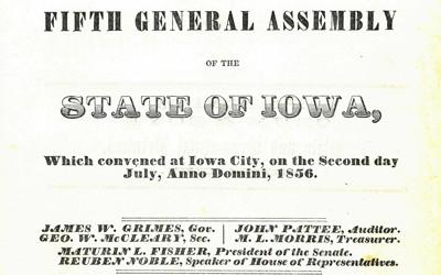 Document stating Meskwaki could purchase land and stay in Iowa.