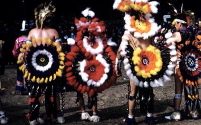 Meskwaki powwow celebration in Tama, Iowa, in 1952. 