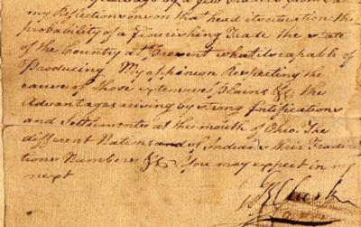 Letter from George Rogers Clark to George Mason