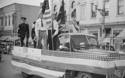 American Legion in Fourth of July Parade in Watertown, Wisconsin, July 4, 1941