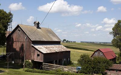 Farm Scene in Iowa