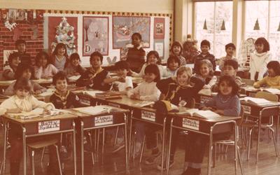 Third grade class in New Jersey.
