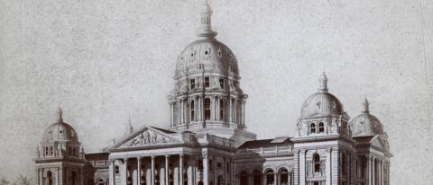 Architect's Drawing of the Iowa State Capitol, ca. 1880 (Image)