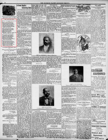 "The 'Jim Crow' Car" Newspaper Article, September 15, 1900