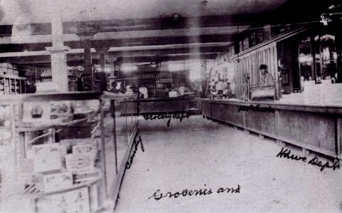 This is a photo from the inside of Monroe Mercantile, the Consolidation Coal Company’s company store in Buxton, Iowa, and it shows a wide variety of merchandise available for purchase in 1911. 