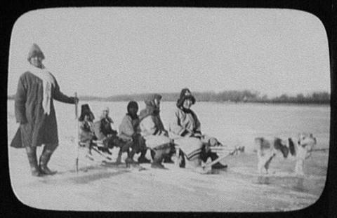 Nanai Family on a Dog Sled, November 1895