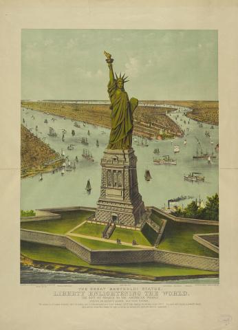 The Great Bartholdi Statue, Liberty Enlightening the World: The Gift of France to the American People, 1885