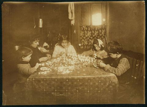 Mortaria Family in New York, New York,  February 1912