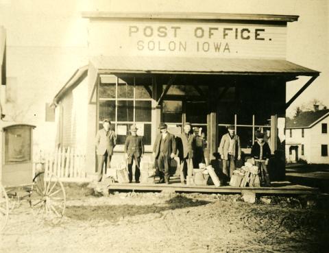 Post Office in Solon, Iowa, ca. 1910