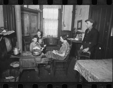 Tenement Kitchen in Hamilton County, Ohio, December 1935