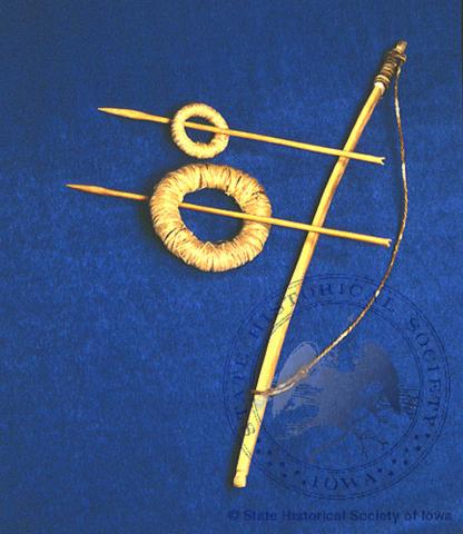 Meskwaki Boy's Bow and Arrows, Date Unknown