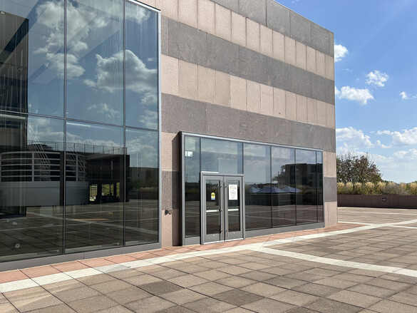 Exterior view of the Research Center when entering on the terrace