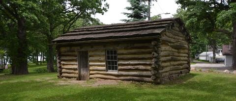 Abbie Gardner Sharp Cabin in Arnolds Park, Iowa