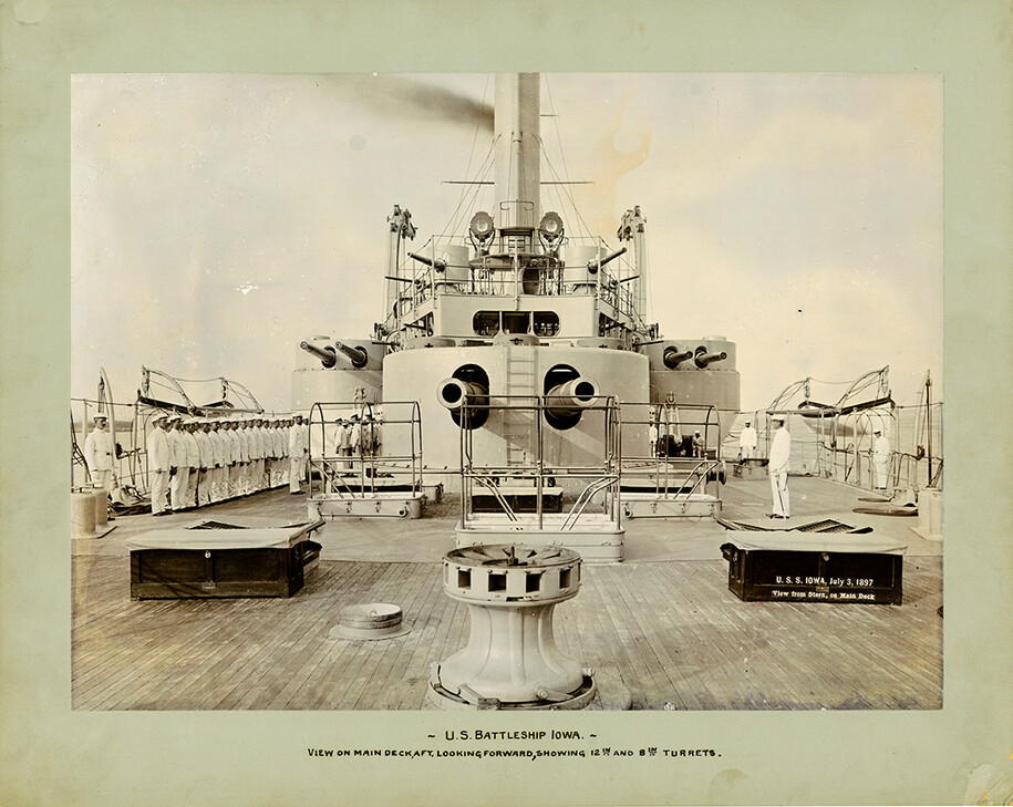 USS Iowa Main Deck 1897.