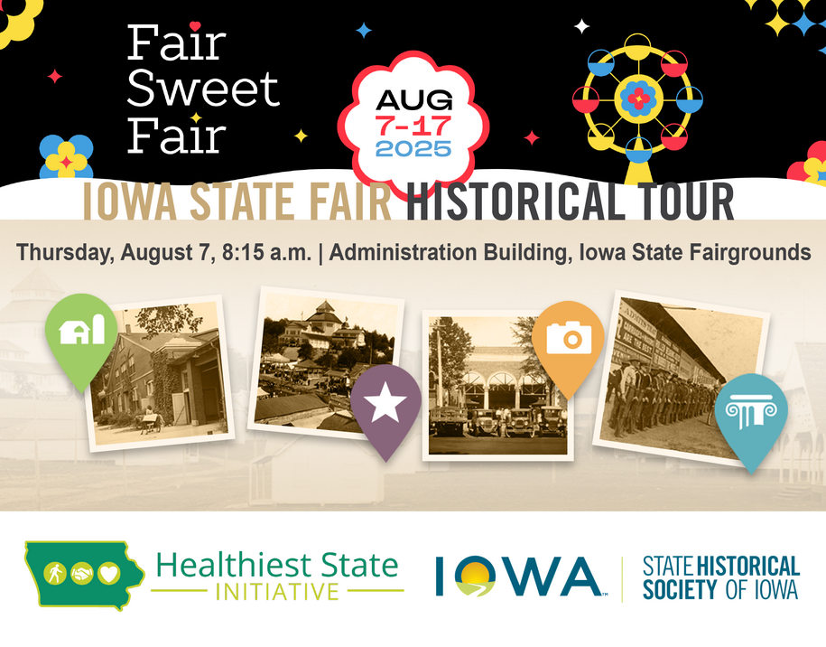 Iowa State Fair Tour 2025 Walking Tour Graphic