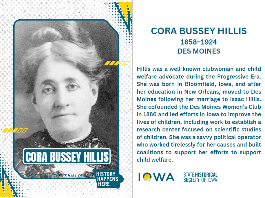 Cora Bussey Hillis, Bio and Picture