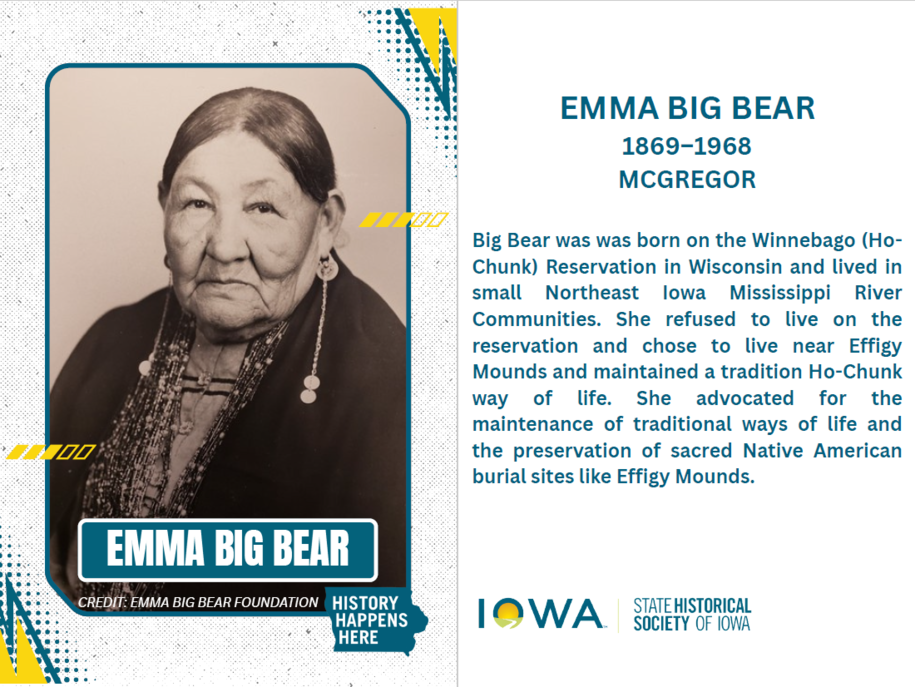 Emma Big Bear, Bio and Picture