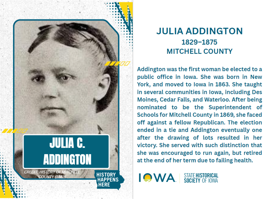 Julia C. Addington Bio and Picture