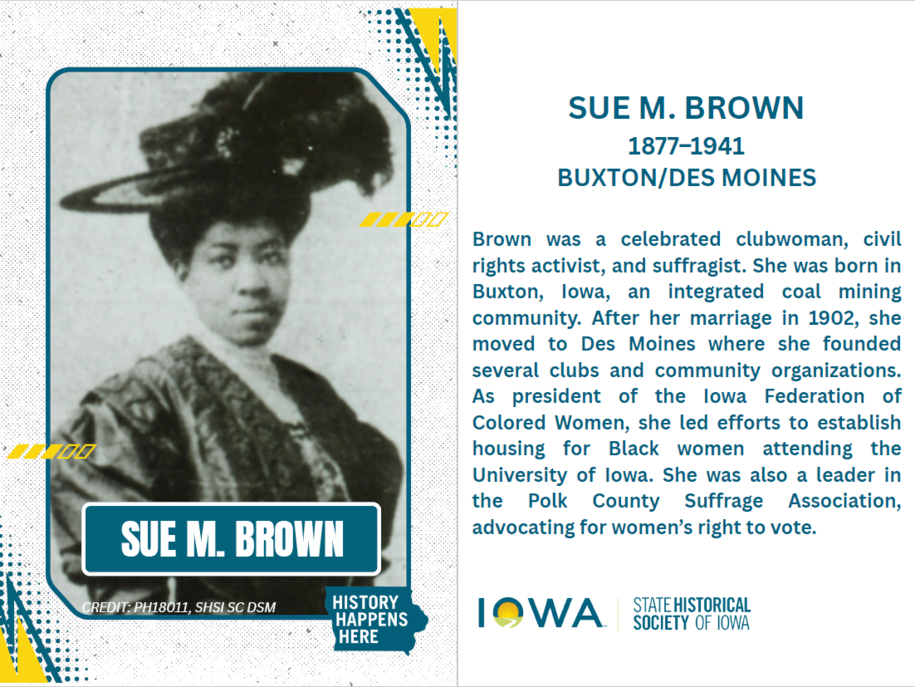 Sue M. Wilson Brown, Portrait and Biography