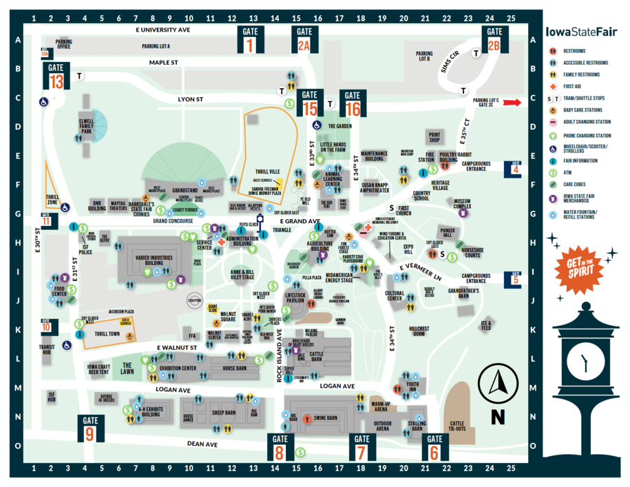 2026 Iowa State Fair Map